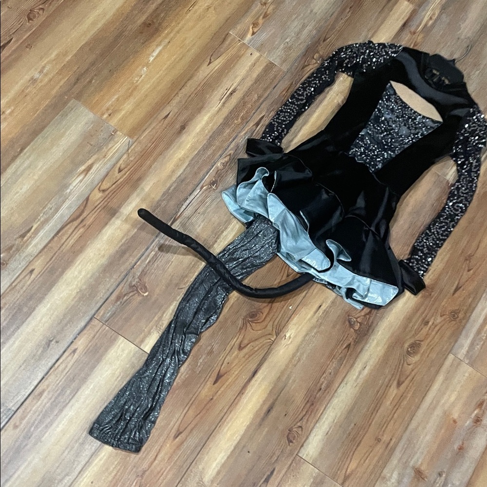 Revolution Black and Silver Dance Costume